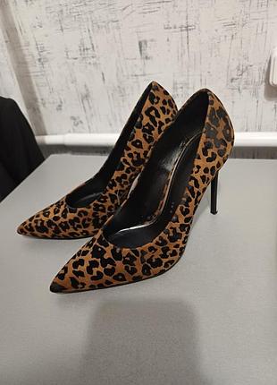 Леопардовые туфли