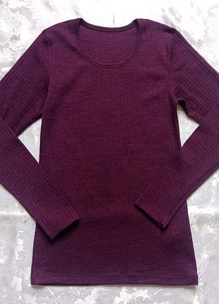 Новая 100% шерсть мериноса кофта лонгслив шерстяное термобелье вовна вовна