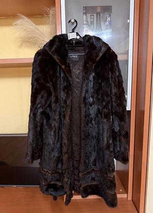Шуба норкова жіноча