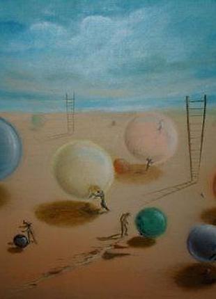 Картина маслом на холсте.