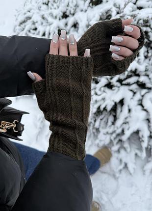 Митенки женские ручная работа