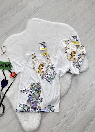 Костюм на хеловін для хлопчика 9-10, 11-12 років. карнавальний костюм з цепами, костюм міліонера