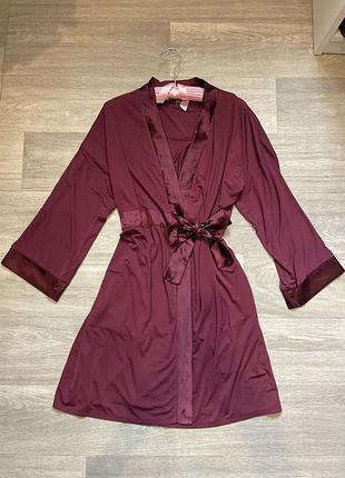 Халат модал жіночий з довгим рукавом домашній