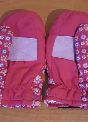 Дітячі теплі рукавички на 3-6 лет від tu