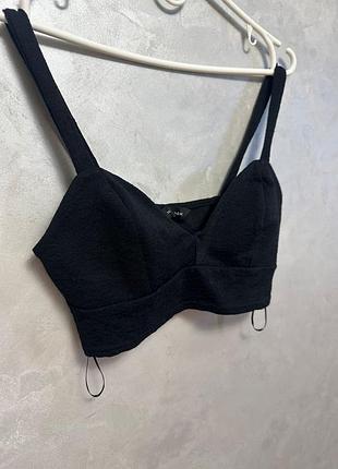 Топ черный м