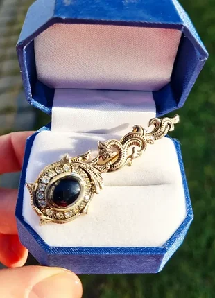 Невероятной красоты антикварная серебряная брошь начала хх века.