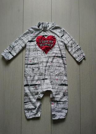 Карнавальный костюм зомби на хеллоуин halloween на 6-12 месяцев