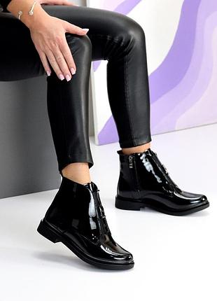 Ботинки натур. кожа глянец