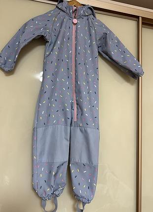 Дитячий водонепроникний комбінезон на флісі