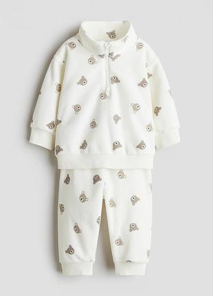 Новый флисовый костюм h&amp;m роз. 80, 86 и 92 в наличии