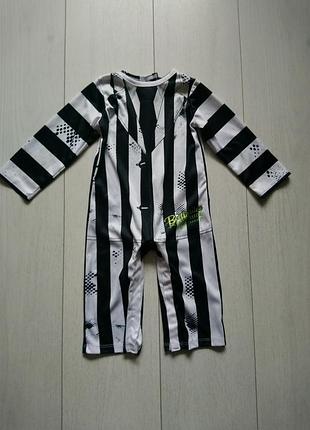 Карнавальный костюм на хеллоуин halloween beetlejuice toddler 6-12 месяцев