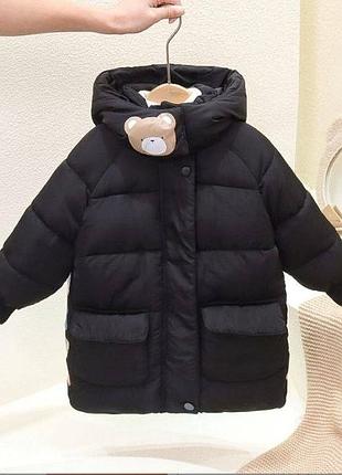 Курточка 95, р.m,l,xl,2xl,3xl, плащевка+нейлон+синтепон, черный