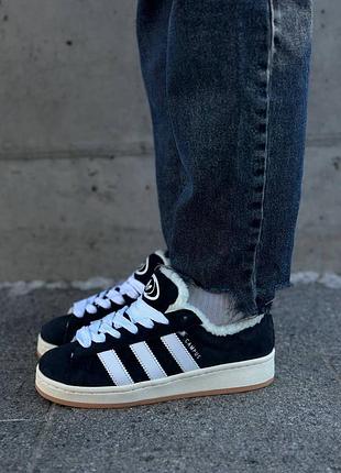 Жіночі adidas campus кожа хутро
