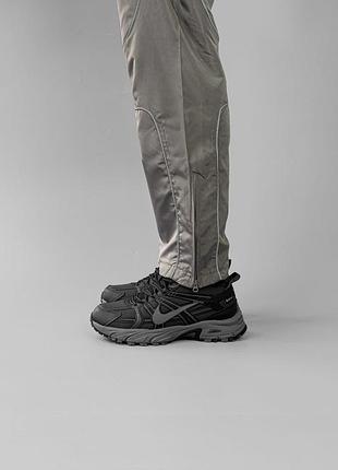 Мужские кроссовки nike v2k run gray/black fur waterproof / smb+ 🔗