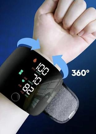 Тонометр на запястье / измеритель давления озвучка на русском языке