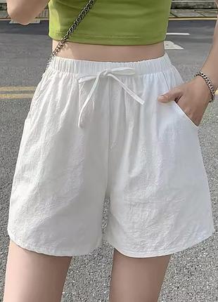 Повсякденні лляні шорти жіночі шорти