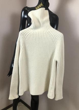 #177 светр водолазка гольф з товстої пряжі 💯 кашемір  розмір м