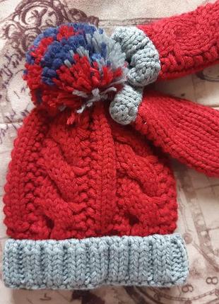 Комплект (шапочка и варежки)