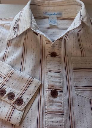 Viday collection р. 110 - 116  х/б рубашка с длинным рукавом на 5 - 6 лет австралия
