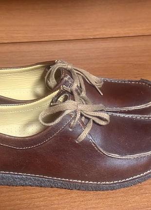 Мужские кожаные туфли clarks, 41.5 р. g