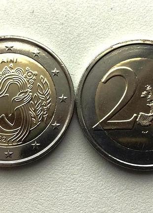 Новинка! естонія 2 євро 2022 р. слава україні!