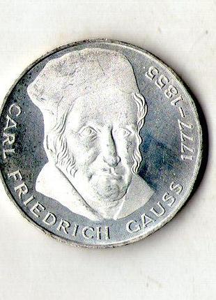 Німеччина › західна німеччина (фрн) 5 марок 1977 рік срібло 11.2 гр. №3203