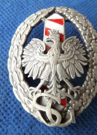 Польща офіцерський полковий знак пограничной охрани. муляж
