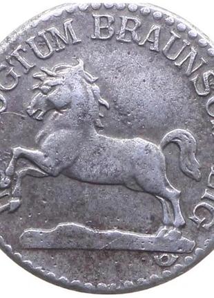 Німеччина (нотгельд) › федеральна земля брауншвейг 5 пфенігів, 1918 рік залізо  №2444