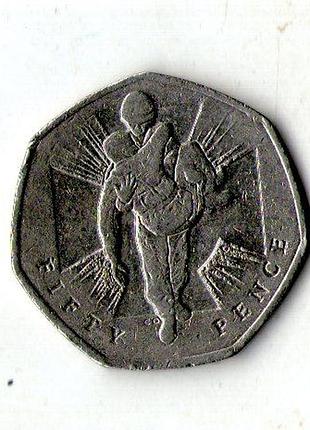 Великобритания › королева елизавета ii  50 пенсов, 2006 героический акт  №1564