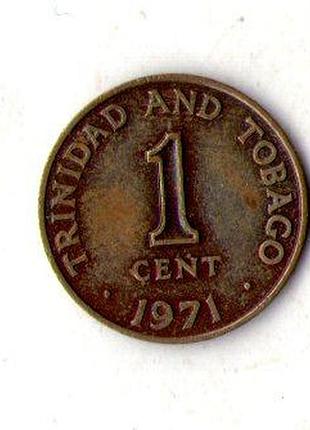 Тринідад і тобаго 1 цент 1971 рік №1812