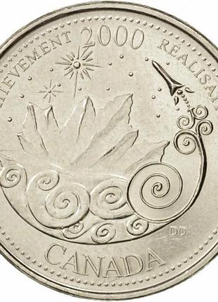 Канада 25 центів, 2000 досягнення  №2047