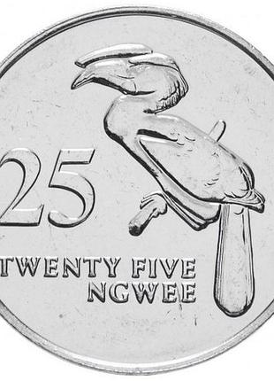Замбія 25 нгвеє, 1992 рік №3159