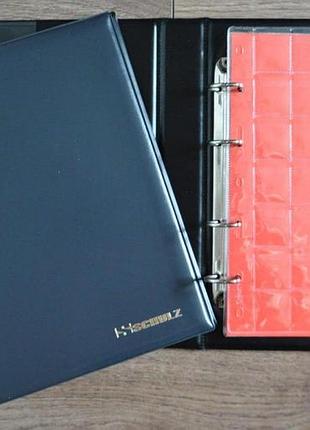 Альбом для монет schulz 326 ячеек формат optima