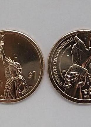 Сша 1 доллар 2023 год американские инновации подземная железная дорога