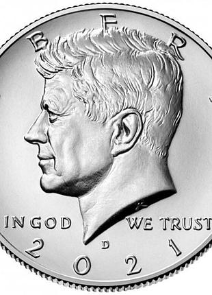 Сша ½ долара, 2021 рік  кеннеді півдолара
