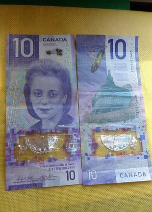 Канада 10 доларів / canada 10 dollars 2018 рік полімер №230