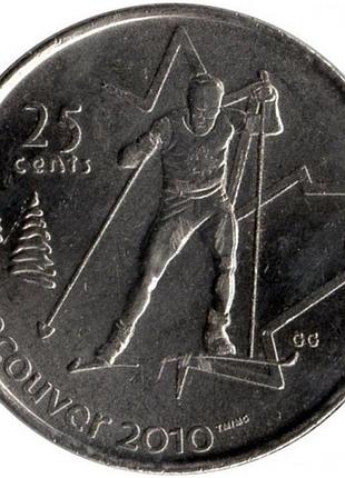 Канада 25 центов, 2009 xxi зимние олимпийские игры, ванкувер 2010 - лыжные гонки 3015