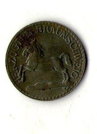 Німеччина - германия 5 пфеннингов 1918 нотгельд железо герцогство брауншвик  №1277