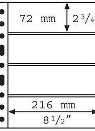 Лист grande для банкнот 4c, leuchtturm