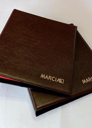 Альбом для монет marcia на 221 ячейку коричневый польша
