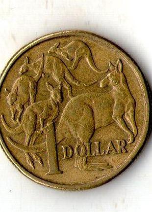 Австралія › королева єлизавета ii 1 долар, 1984 алюміній-бронза, 9g, ø 25mm №2392