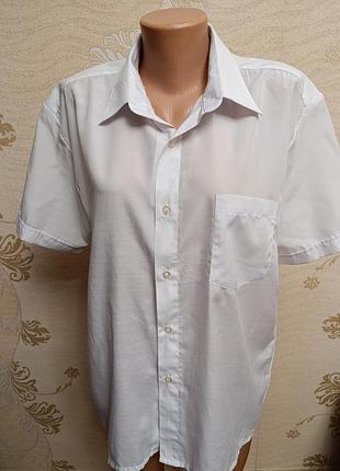 Сорочка чоловіча на короткий рукав, б/в, р.40-41