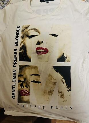 Футболка philipp plein marilyn monroe