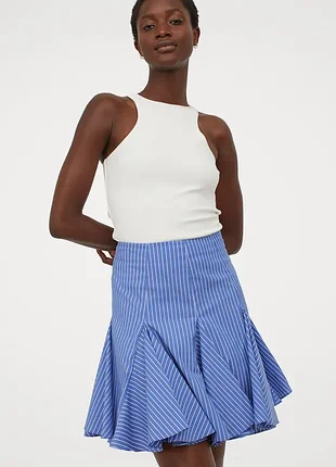 Новая юбка h&m flared skirt - 16uk - xxl