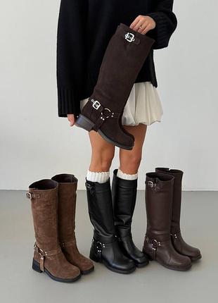 Чоботи жіночі зимові натуральна шкіра і 6