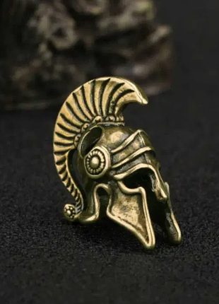 Вінтеджний латунний кулон у вигляді шолома воїна