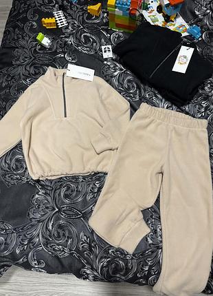 Флісовий костюм дитячий теплий костюм, утеплений на хлопчика та дівчинку