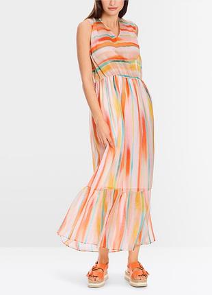 Легка сукня з ліоцелу marc cain sport rethink принт смужка