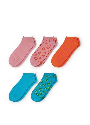 💋 короткі жіночі шкарпетки, набір з 5 пар | c&a