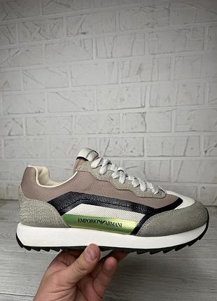 Модные женские кроссовки emporio armani